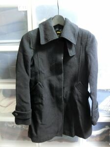 Drawer ウール ジャケット コート 38 ブラック #1525-299-1707 ドゥロワー