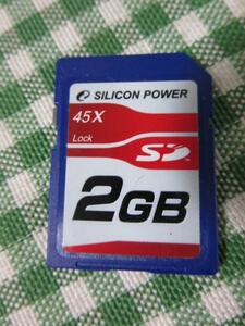 SILICON POWER SDメモリカード 2GB 45x