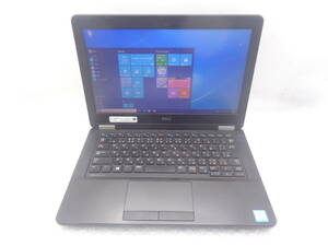 訳あり i3第6世代 DELL Latitude E5270/i3-6100U 2.3Ghz/8GB/500GB/カメラ/無線/BLUETOOTH/12.5インチ/Windows10(F582)