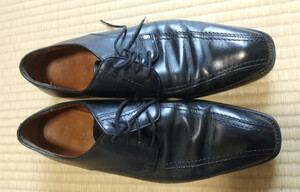 【未使用に近い】Giancarlo Morelli レザー本草（Vero cuoio）男性用ビジネス靴 27.5cm（ヨーロッパサイズ43）