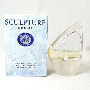 B 123 ★【 30ml 】 NIKOS ニコス SCULPTURE HOMME スカルプチャー オム EDT オードトワレ SP スプレー フランス製