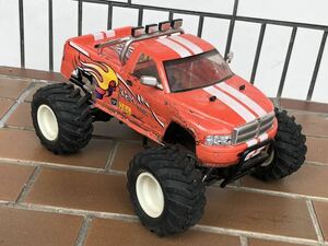 京商 1/10 ワイルドダッジラム　KYOSHO WILD DODGE RAM エンジンRCカー 動作未確認 詳細不明 ジャンク 現状品 中古 保管品