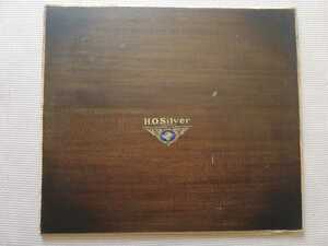 蓄音機　ロゴ板　（蓋・部品） H・O Silver　昭和レトロ品　№1155