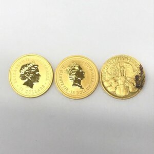 K24 純金 ナゲット金貨/カンガルー金貨 3点セット 総重量9.3g【CEAL8010】