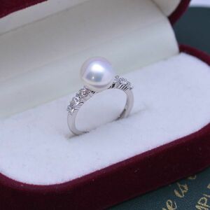 リング 真珠指輪 真珠アクセサリ 天然真珠 淡水真珠 本真珠 誕生日プレゼント 新型 女性 フリーサイズ 上質真珠 パーティー 新品 zz50