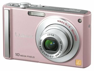 パナソニック デジタルカメラ LUMIX (ルミックス) ピンク DMC-FS20-P(中古品)