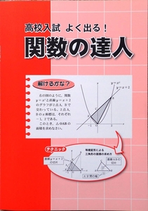 ※「関数の達人」高校入試対策向け