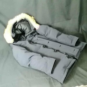 【中古】 美品 カナダグース ダウンジャケット ジャスパー Mサイズ ネイビー CANADA GOOSE JASPER PARKA アウター 3438JM (BH5)