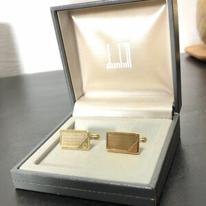 希少 SV925 銀無垢 dunhill ダンヒル カフス ホールマーク入