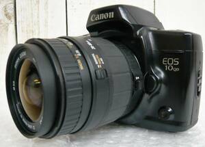 昭和レトロ 当時物 RETRO CAMERA CANON キャノン フィルム カメラ EOS10QD EOS 10 QD BARCODE READER E付 SHGMA ZOOM MACRO F3.5/28-80mm