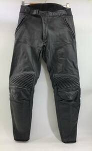 ライダースパンツ　革パンツ　レザーパンツ　バイク用パンツ　ブラック　DAINESE　ダイネーゼ　50