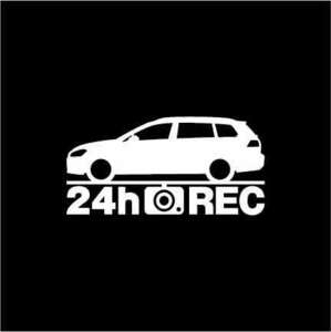 【ドラレコ】フォルクスワーゲン ゴルフ7ヴァリアント【5G系】前期型 24時間 録画中 ステッカー