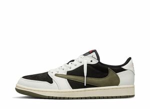 Travis Scott Nike WMNS Air Jordan 1 Low OG "Medium Olive" 26.5cm DZ4137-106