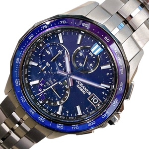 カシオ CASIO オシアナス マンタ 世界1200本限定 OCW-S7000C-2AJF パープル チタン 腕時計 メンズ 中古