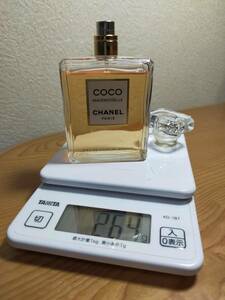 【本物】ほぼ満タン 262g(^^ゞ パルファム 100ml 「ココ マドモアゼル アンタンス」 EDP-SP（スプレー）箱なし _/_/ 交渉OK、匿名OK！_/_/