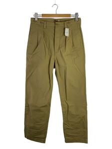 Nigel Cabourn◆PLEATED CHINO COTTON PANT RIPSTOP/32/コットン/BEG/8045-13-50040