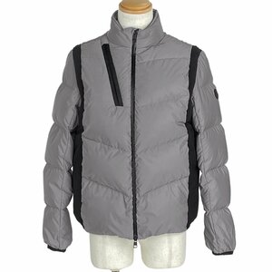 モンクレール MONCLER ダウンジャケット LEBLANC ラメ アウター ダウンジャケット グレー ブラック メンズ 【中古】