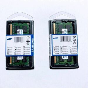 8GBx2枚16GBセット新品 未開封 Samsung DDR3 1600MHz PC3L-12800S SODIMM 204pinノートPC メモリ