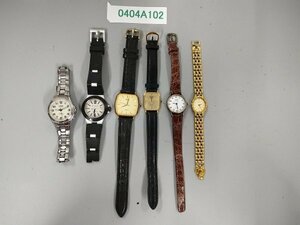 0404A102　腕時計　ジャンク品　おまとめ6点　BVLGARI　CITIZENシチズン　など