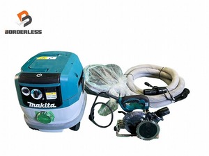 ☆比較的綺麗☆makita マキタ 100V 乾湿両用 集じん機 VC0830 防じんマルノコ KS5000FX スパイラルコードホース付き 88033