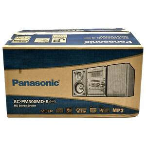 未使用『Panasonic SC-PM300MD-S MDステレオシステム シルバー』パナソニック コンポ 現状品 D-4605