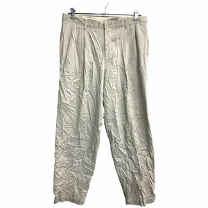 Calvin Klein チノパン W38 カルバンクライン ビッグサイズ ライトベージュ コットン 古着卸 アメリカ仕入 2403-81