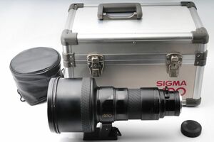 SIGMA APO AF 500mm f4.5 Lens Minolta A シグマ レンズ ミノルタ Aマウント ケース付 動作・光学良好 #301