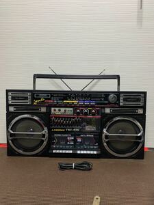 希少LASONIC ラソニックTRC-975 ブームボックス boombox ビッグダブルカセット 80年代 動作OK Old school HIPHOPブレイクダンス 中古