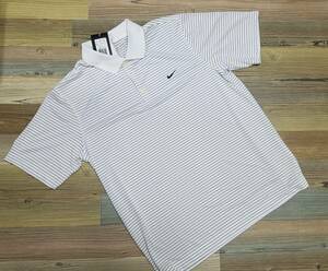 大きいサイズ！２XL〓ナイキ〓NIKE GOLF ピンボーダー ポロシャツ 〓新品〓訳あり