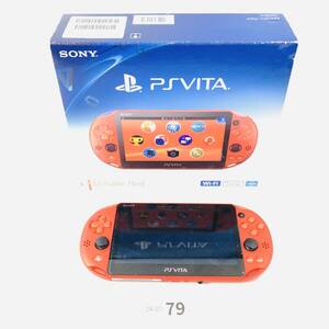【ジャンク/24-05-79】 SONY ソニー PSVita PCH-2000 メタリックレッド PlayStation Vita 