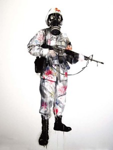 アントニー・ミカレフ Antony Micallef ”Peacekeeper”　シルクスクリーン サイン エディション 額装