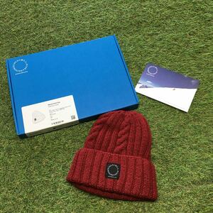 NA030-A36 yamatomici 山と道 Merino Knit Cap Burgundy UNIRSEX S サイズ ニット帽 アウトドア 未使用 展示品 帽子