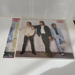 Huey Lewis And The News「Fore!」LP（12インチ）/Chrysalis(WWS-91190)/洋楽ロック　ｗｗ１２－４１