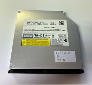 Panasonic blu-ray 内蔵ブルーレイドライブ UJ240 SATA 12.7mm ノートパソコン用 2010年式●BDT-010