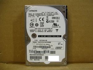 ▽HITACHI HUC151414CSS600 147GB SAS 15000rpm 2.5型 内蔵HDD 中古 NEC N8150-303