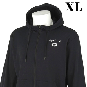 XL ユニセックス 新品【JGI7 BLOUSON ARENA agnes b. x arena パーカー アニエスベー × アリーナ パーカー ブルゾン パイル地 タオル地】