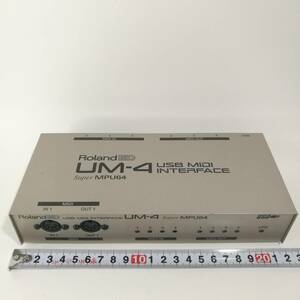 [G0698]RolandED UM-4 Super MPU64　　動作未確認/ジャンク/Roland/DTM/シンセサイザー/インターフェース/midi/