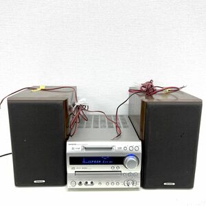 G805-G13-185 オンキョー ONKYO FR-N7X/D102-ACM CD/MD AM FM ラジオ ミニコンポ 通電確認済