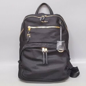 トゥミ TUMI リュックサック バックパック 196302D ナイロン×レザー 黒 バッグ デイパック Z5494