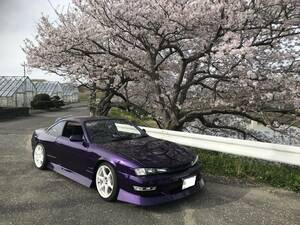 日産 S14シルビア ターボマニュアルボディ ドリ車　即ドリ 車検： 令和 7年9月