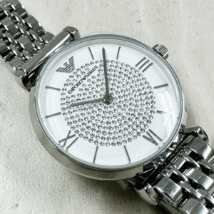 【未使用・展示処分品】　EMPORIO ARMANI/エンポリオアルマーニ　レディース腕時計　AR1925　クォーツ　32mm　電池交換済み