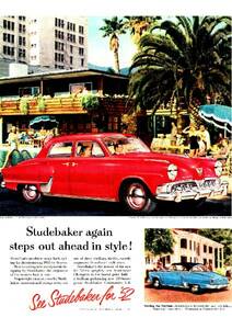 ◆1952年の自動車広告　スチュードベーカー　STUDEBAKER