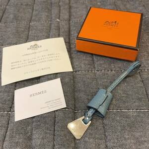 HERMES エルメス キーホルダー ミニクロシェット ネームプレート