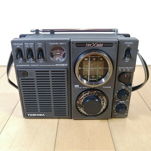 美品!!　動作確認済!!　TOSHIBA　東芝　TRYX1600　FM・SW・ＭＷ 3バンドレシーバー　短波　BCLラジオ　RP-1600F
