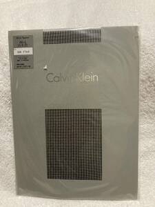 【新品】Calvin Klein チェック柄 Micro Square 黒 パンティストッキング パンスト