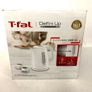 箱付き T-fal ティファール 電気ケトル デルフィニアップ Delfini Up ホワイト 白 1.8L 取扱説明書 キッチン 食卓