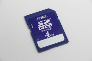 4GB SDHCカード　IO DATA