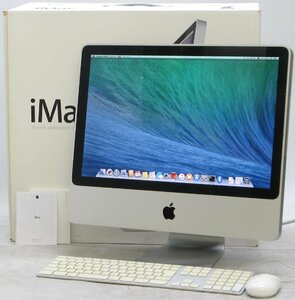 Apple iMac Early 2009 20inch MB417J/A ■ Core2Duo-E8135/20インチ/元箱/OS10.9.5 液晶一体型