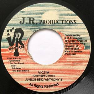 試聴 / JUNIOR REID/ANTHONY B / VICTIM /J.R.PRODUCTIONS/REGGAE/DANCEHALL/