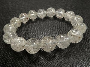 g100円★【セリサイトルチル】☆天然石ブレスレットM★13mm 定価5500円